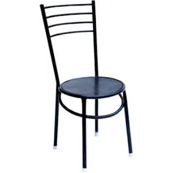 Polished Iron Arm Chair