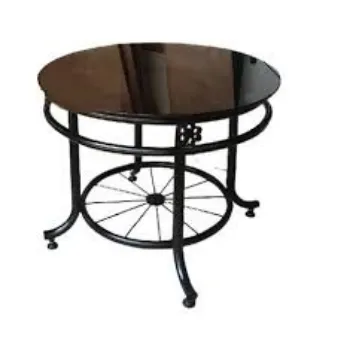 Polished Iron Coffee Table