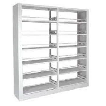 Polished Metal Bookshelf