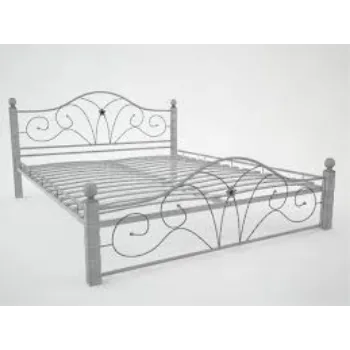 Comfortable Wrought Iron Double Bed