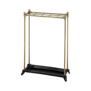 Modern Brass Rack