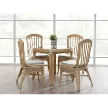 Modern Cane Dining Set
