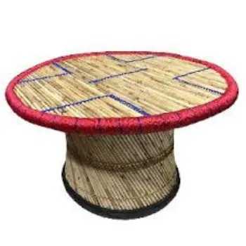 Round Cane Table