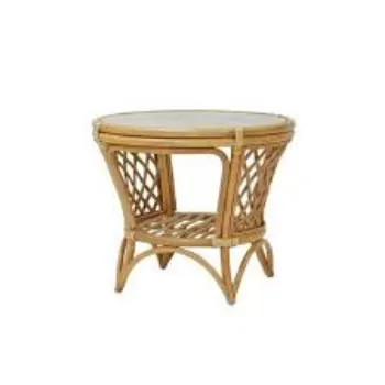 Round Cane Table
