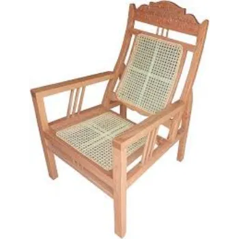 Polished Cane Wooden Chair