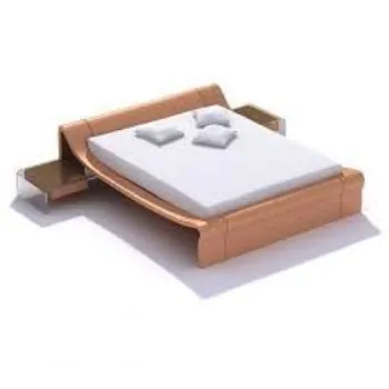 Polished Double Cot Bed