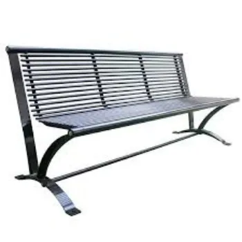 Long Durable Metal Bench