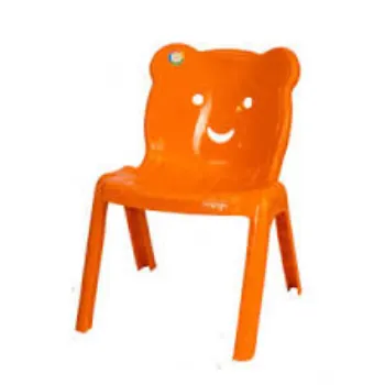 Orange Plastic Baby Chair