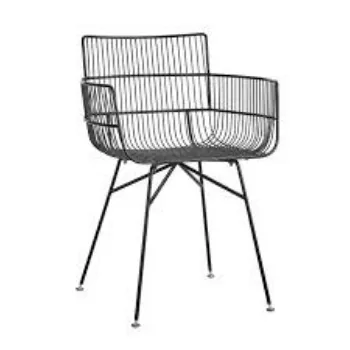 Polished Steel Chair