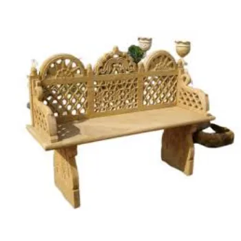 Modern Stone Garden Bench