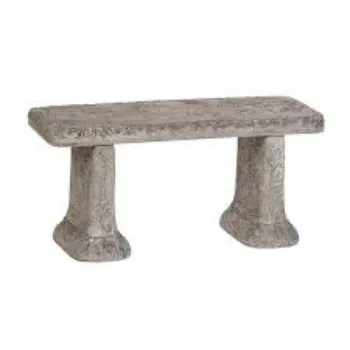Rectangle Stone Garden Bench