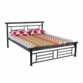 Accurate Dimension Wrought Iron Double Bed