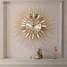 Wall Clock Iron Wing