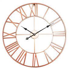 Large Metal Wall Clock 