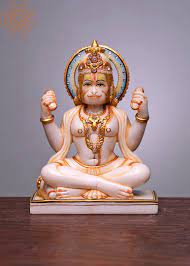 Marble Hanuman Statue 