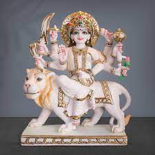 Marble Durga Statue