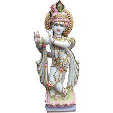 Marble Krishna Statue 