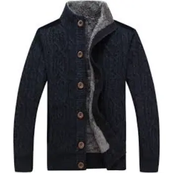 Mens Cardigan Sweater Coat