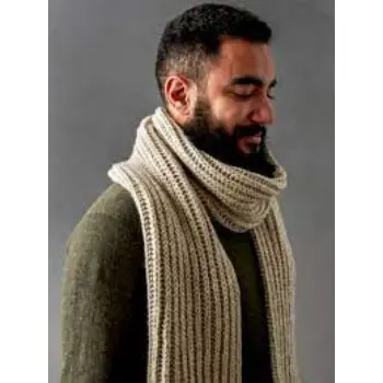 Mens Knit Scarf Man Wool Scarf  