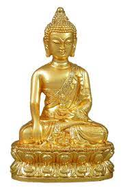 Gold Plated Buddha Statue 