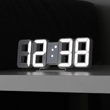 mooas Pure Mini White 3D LED Clock