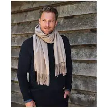 Mens Cashmere Tassel Scarf 