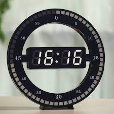 3D LED Digital Wall Clock 