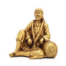 Brass God Sai Baba Statue