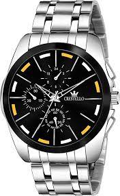 Metal Chain Analog Wrist Watch for Men