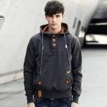 Full Sleeves Party Wear Mens Fashion Hooded Sweatshirts