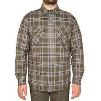 Checked fleece shirt