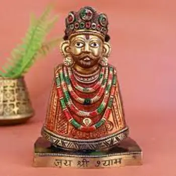 Brass Khatu Shyam Ji Idol 