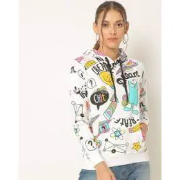 White Sweatshirt & Hoodies for Women