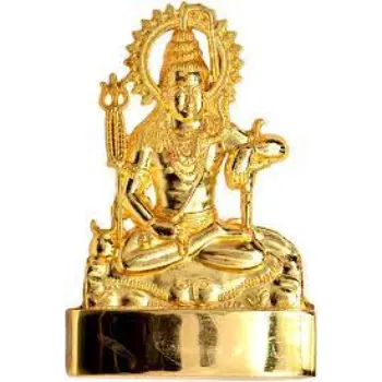 Gold Plated Shiva Statue 