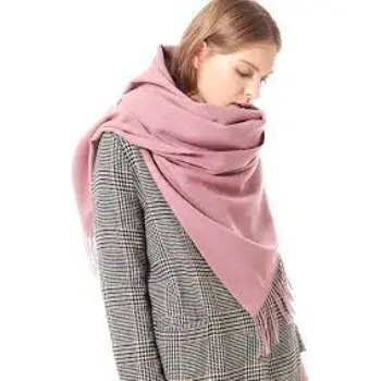 Womens Thick Soft Cashmere Wool Pashmina Shawl Wrap Scarf