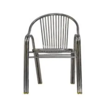 Polished Aluminium Chair
