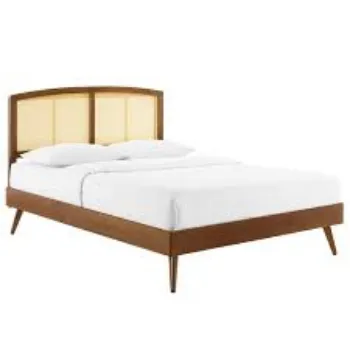 Brown Cane Bed