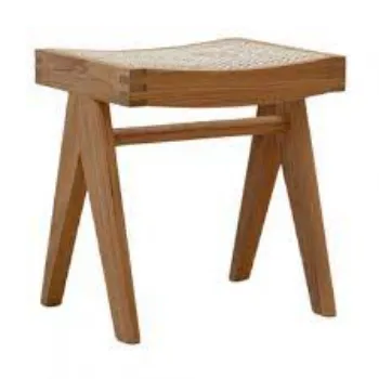 Brown Cane Stool