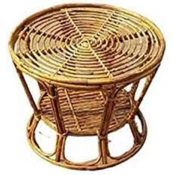 Round Cane Table