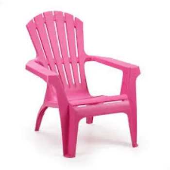 Pink Plastic Garden Chair