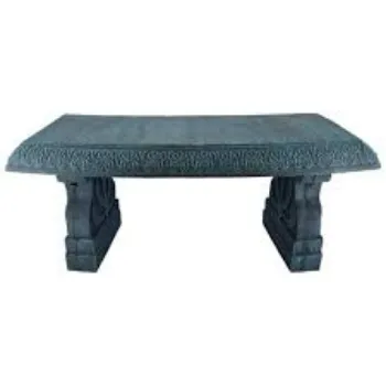 Weather Resistant Stone Garden Bench