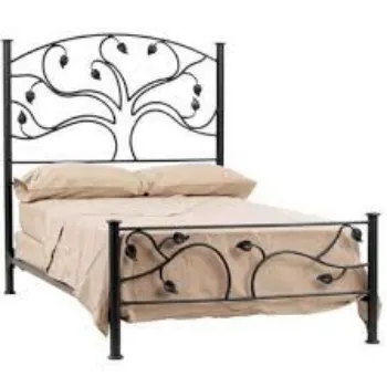 Polished Wrought Iron Double