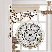 Doublesided Metal Wall Clock