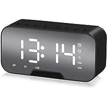 Black Plastic Digital Alarm Clock