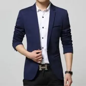Amogue Plain Men Formal Blazer 