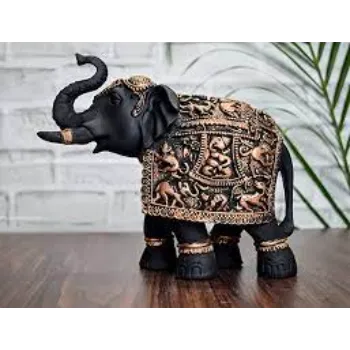 Marble Elephant Statue 