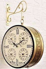 Brass Wall Clock 