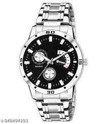 Green Scapper Silver Chain Watch 