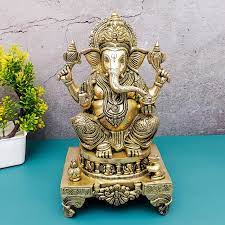 Brass Ganesha Statue 