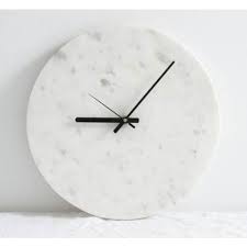 Marble Wall Clock 